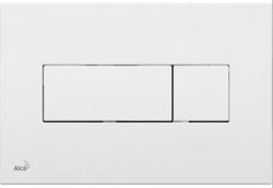 Кнопка смыва для инсталляции Alcaplast M370 пластик белый (Чехия) - фото